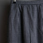 "Christian Dior" Houndstooth pattern wool cropped pleats skirt