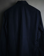 "Dior" 2017 AW Minimal fly-front bee-embroidered shirt