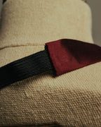 “Christian Dior” Late 80’s-90’s monsieur burgundy satin bow tie