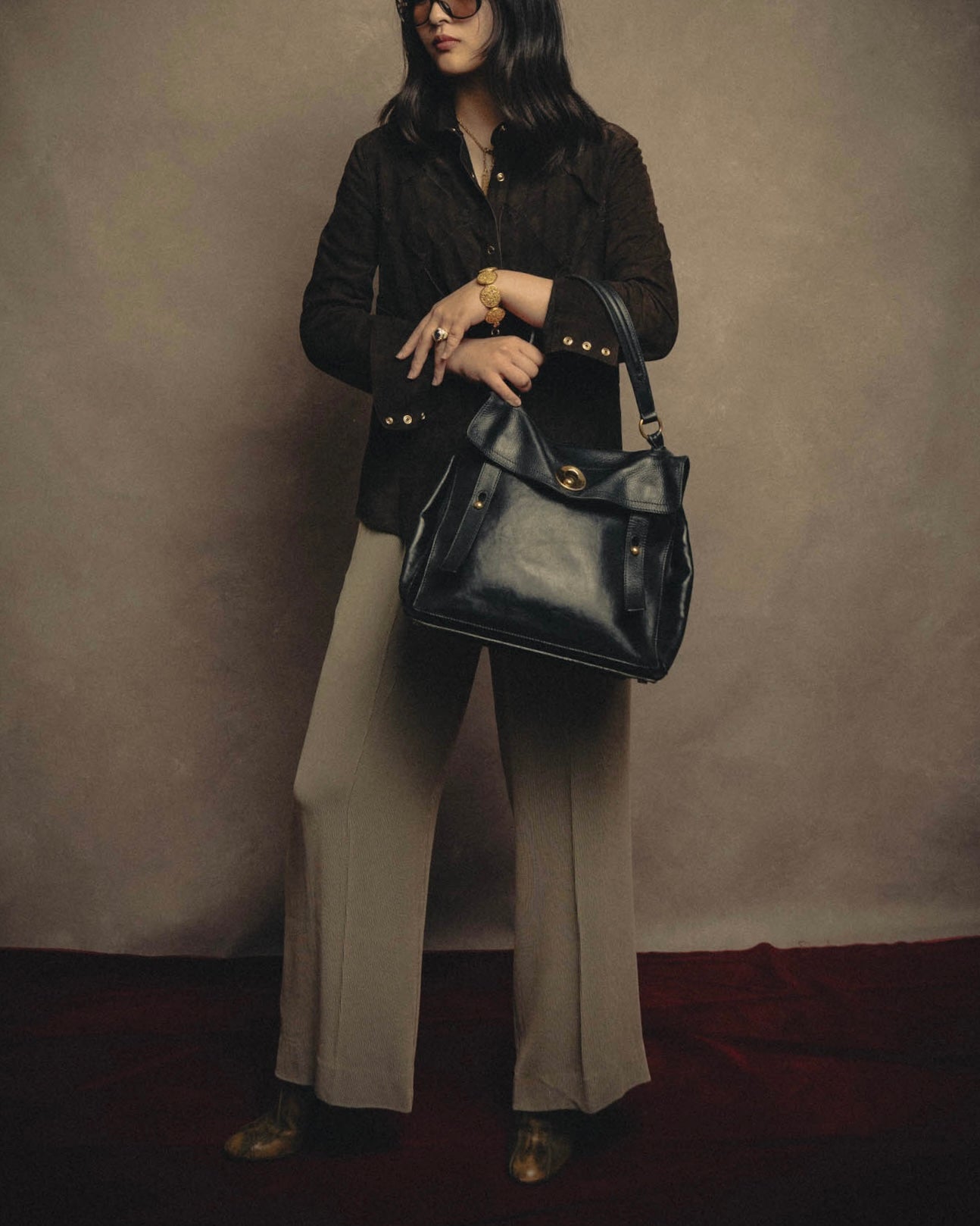 -SPECIAL- “YVES SAINT LAURENT rive gauche”
2008-2012 Muse two leather shoulder bag