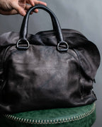 "PRADA" Frill docking one handle leather bag