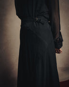 -SPECIAL- “Y’s” 2016 Asymmetric wool gabardine long skirt