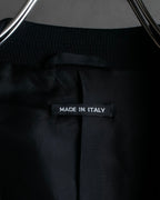 "GIORGIO ARMANI" Beautiful drape navy wool set up