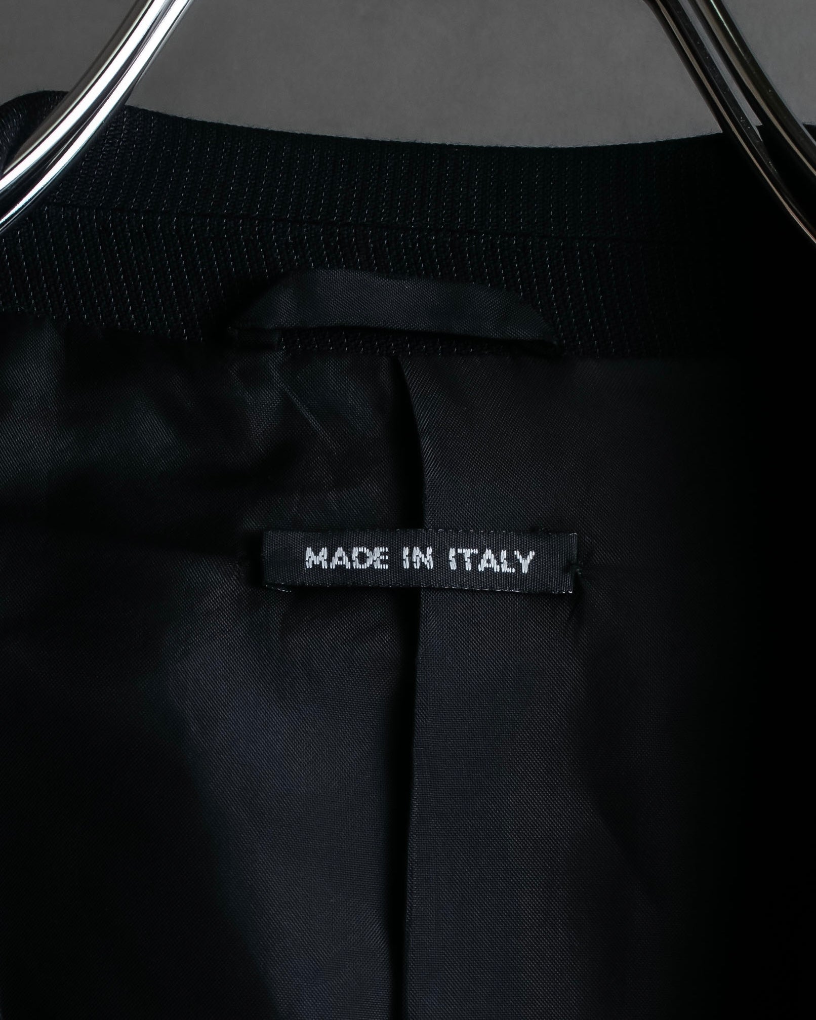 "GIORGIO ARMANI" Beautiful drape navy wool set up