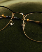 “Yohji Yamamoto” 2019-2021 Y motif browline optical glasse