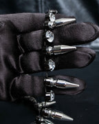 "N21 NUMERO VENTUNO" Studded diamond combination necklace