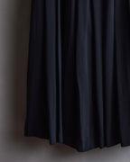 "Chloe" Fold-in pleats maxi length skirt