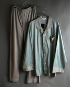 "CELINE" Chain motif pattern relaxed pajama set up