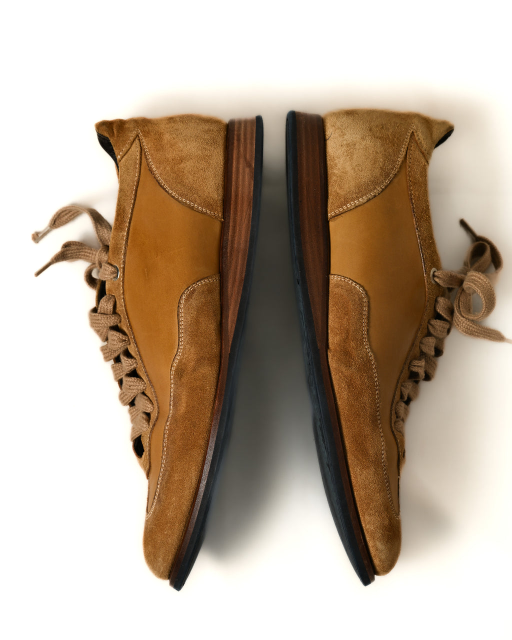 Stefano Branchini
/Suede Mix Leather Sneaker Brown