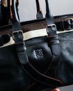 "LOEWE"　Belt design logo engraved tote bag