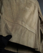 "GUCCI" Sand beige suede set up