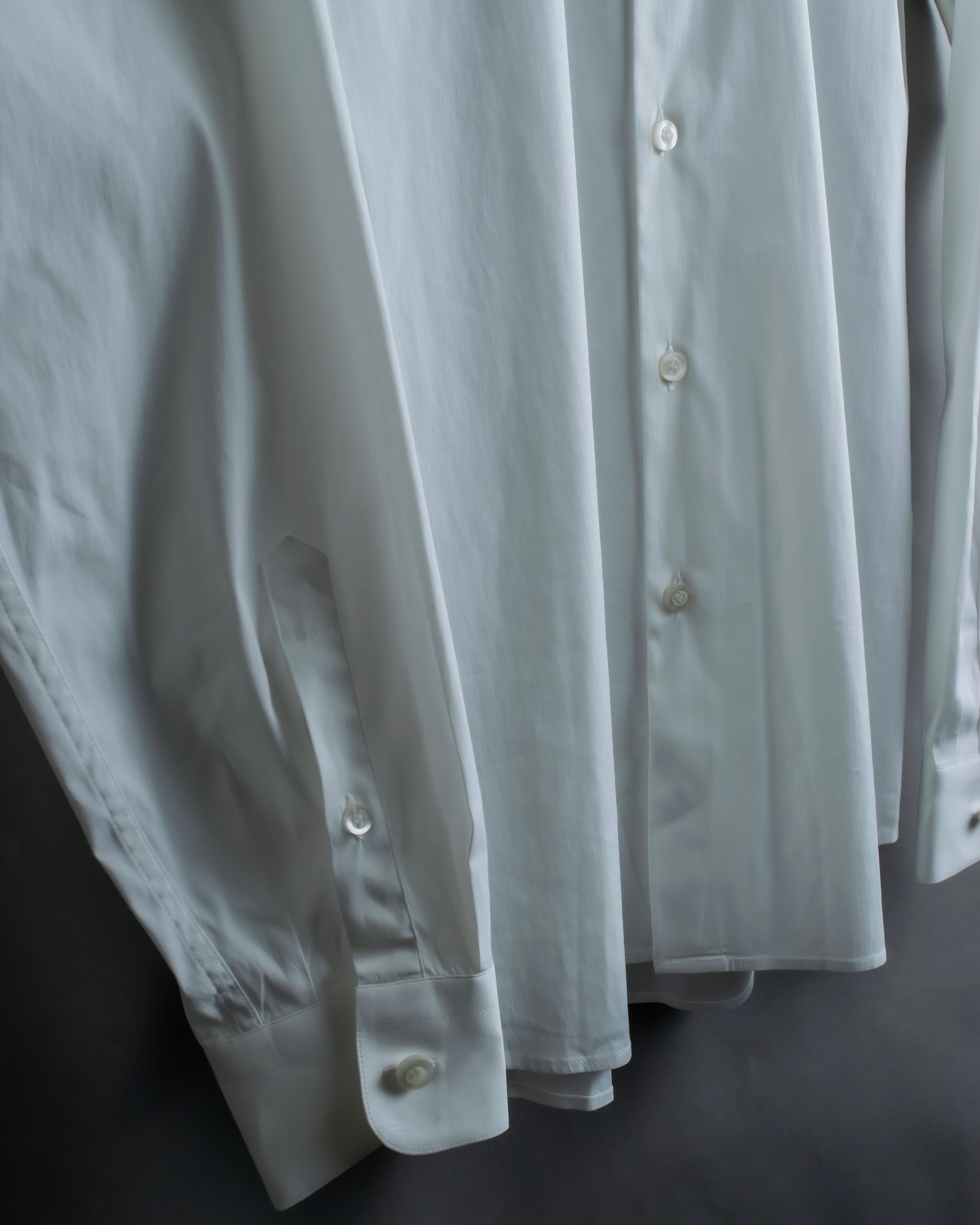 “PRADA” Short pointed collar dress shirt
