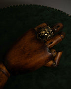 "GUCCI" Michele period lion head gold ring