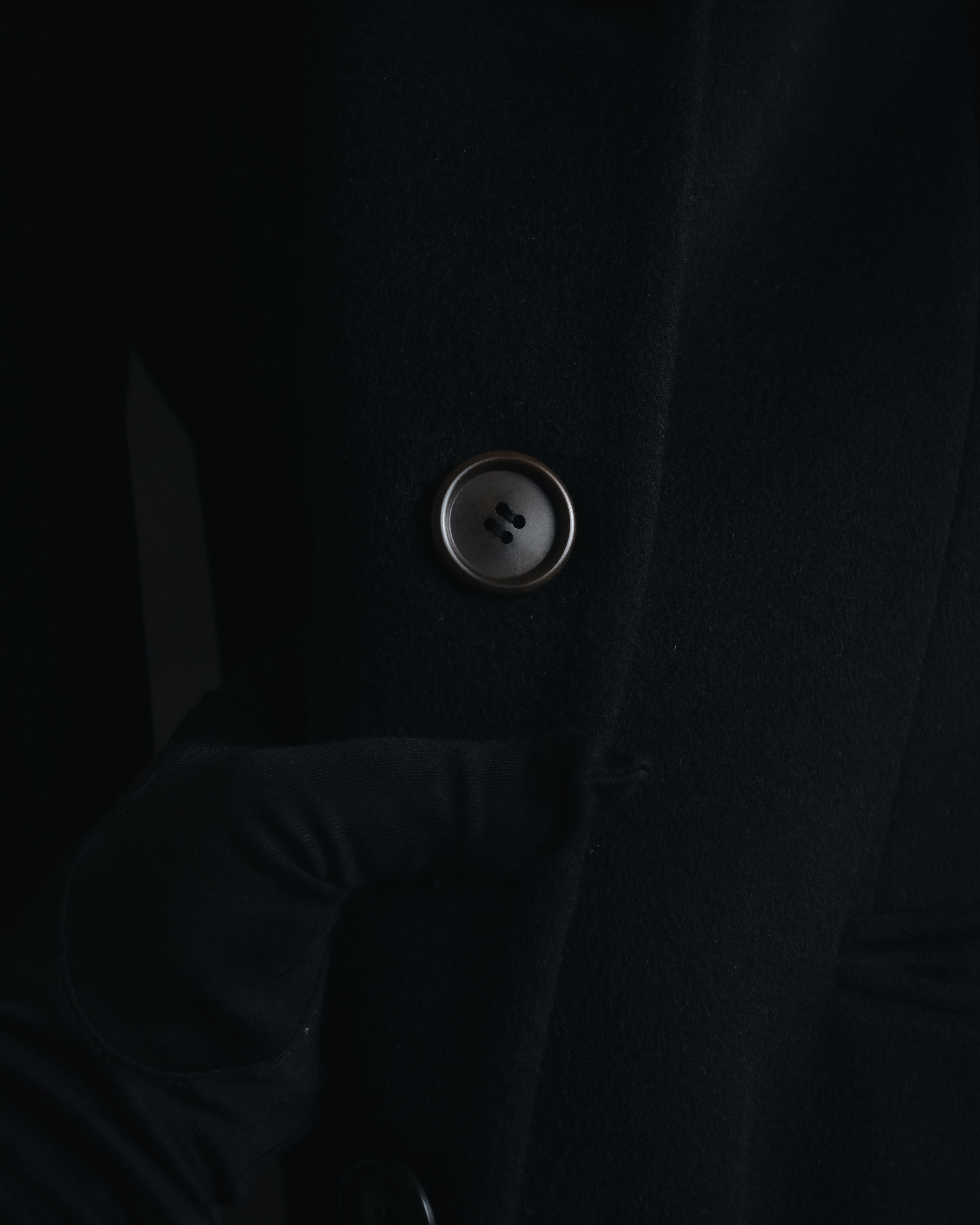 "GIORGIO ARMANI" 90’s Minimalist draped maxi long coat