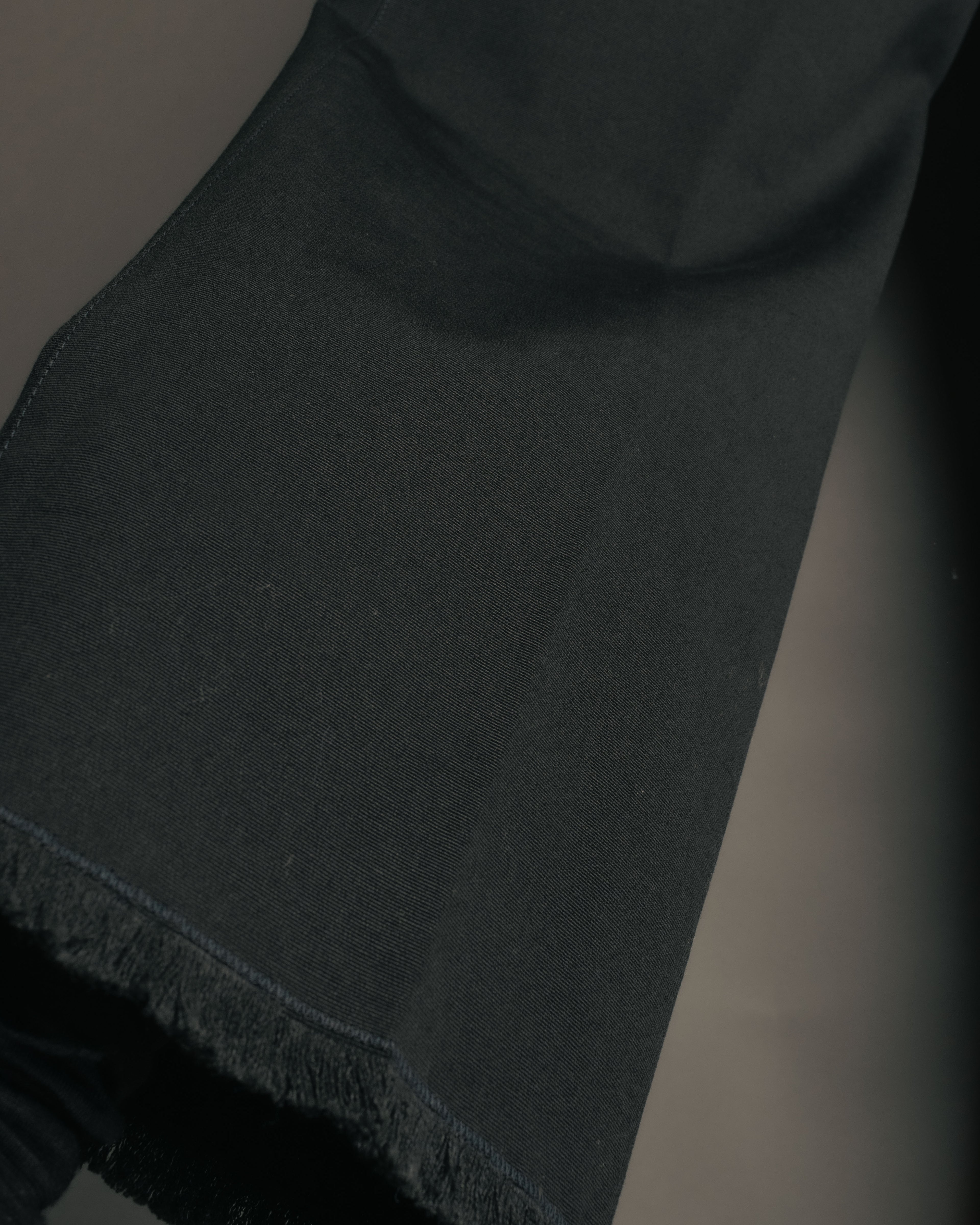“CHANEL” 2004 Spring grosgrain straight trousers