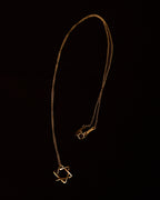 Tiffany&Co./ “Star of David” 18K Yellow Gold Necklace