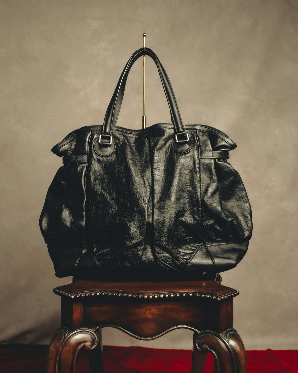 "GUCCI" 00's-10's Slouchy oversized leather tote bag