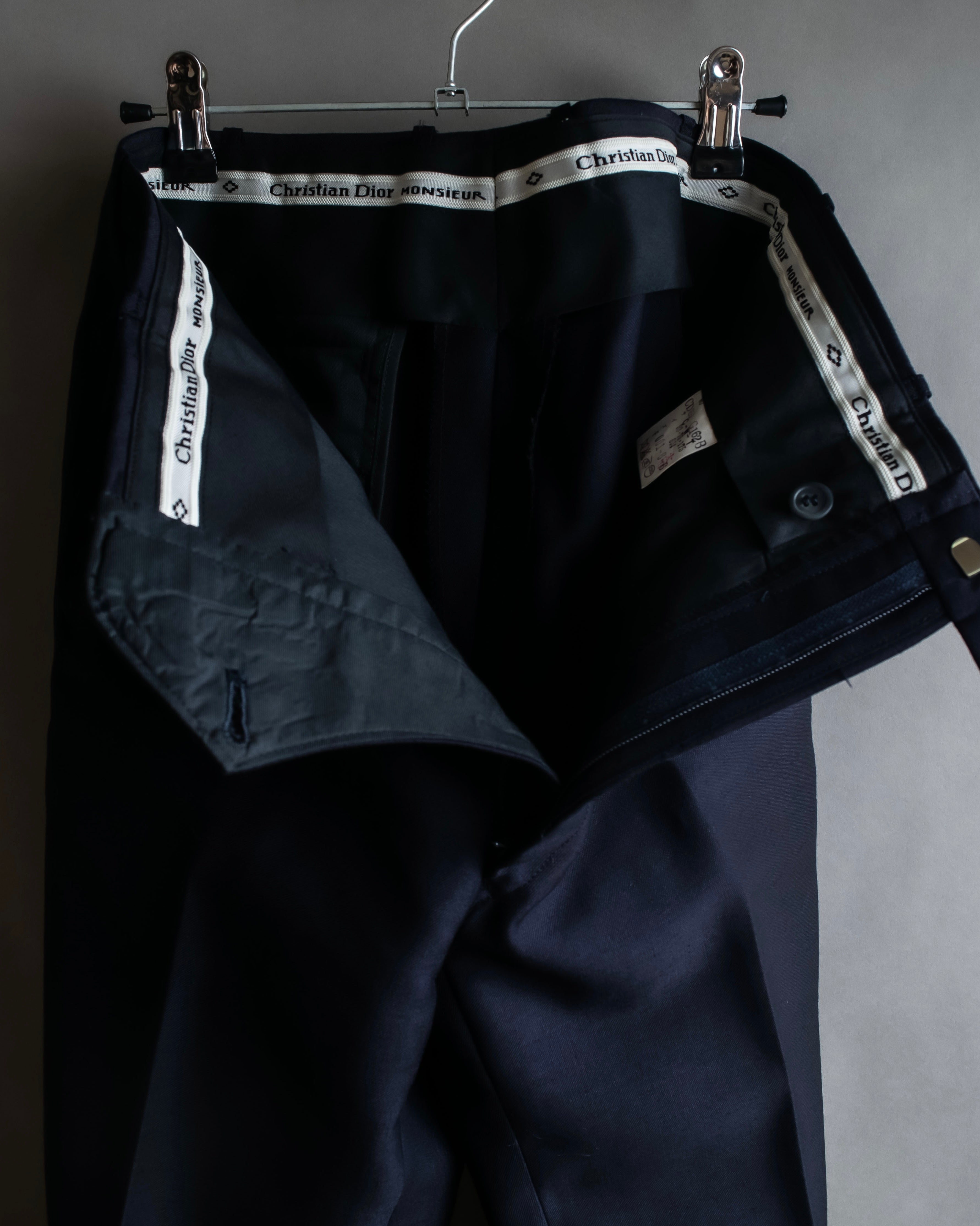 "CHRISTIAN DIOR MONSIEUR" Satin switching design tuxedo dress set up