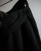 "Max Mara" Draping detail wrap skirt set up