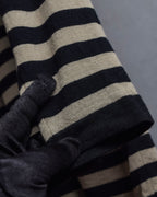 "GIANFRANCO FERRE" Striped contrast collar knit polo