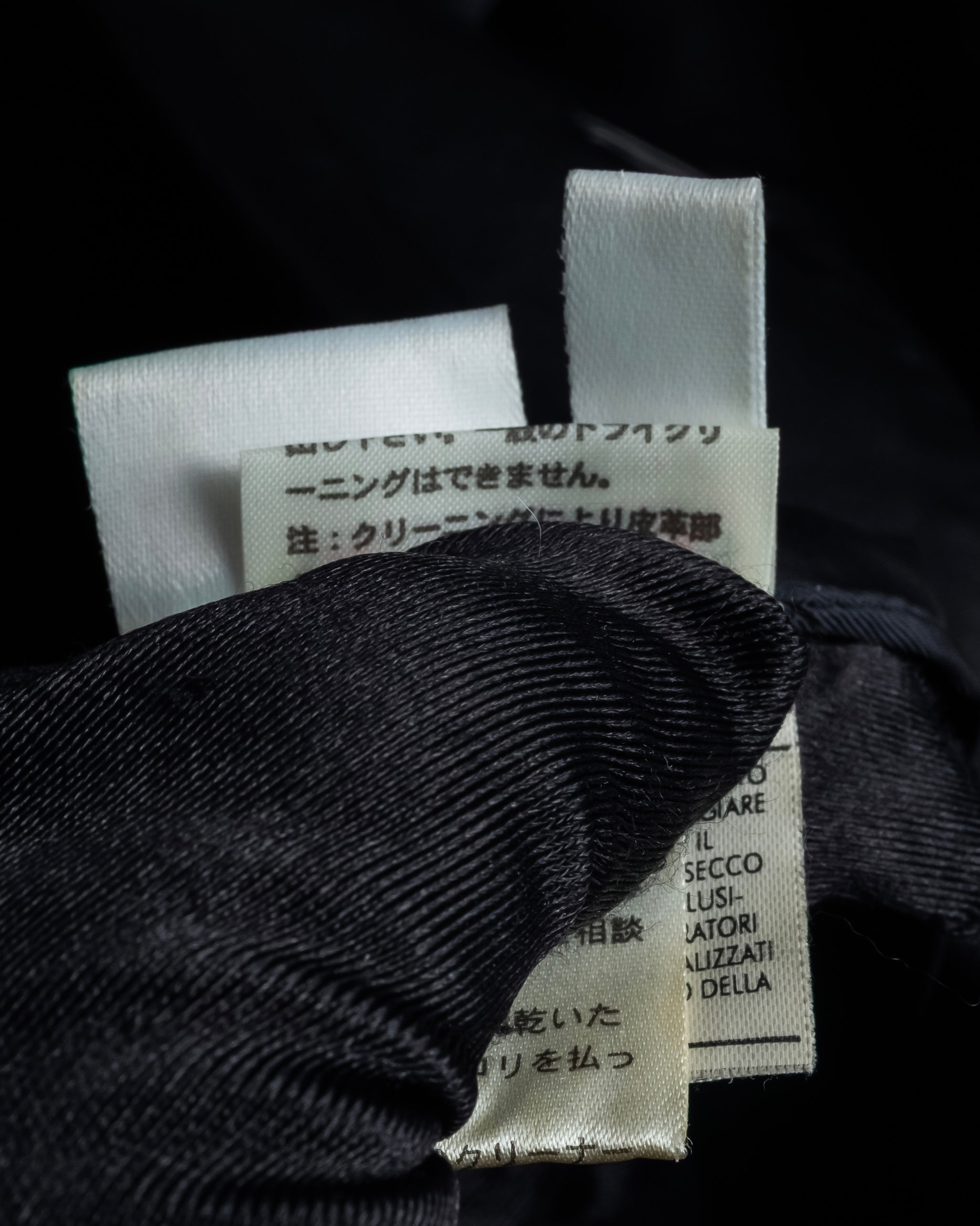 "Salvatore Ferragamo" Straight silhouette leather tailored jacket