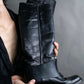 "BOTTEGA VENETA" Belt design square toe knee high long boots