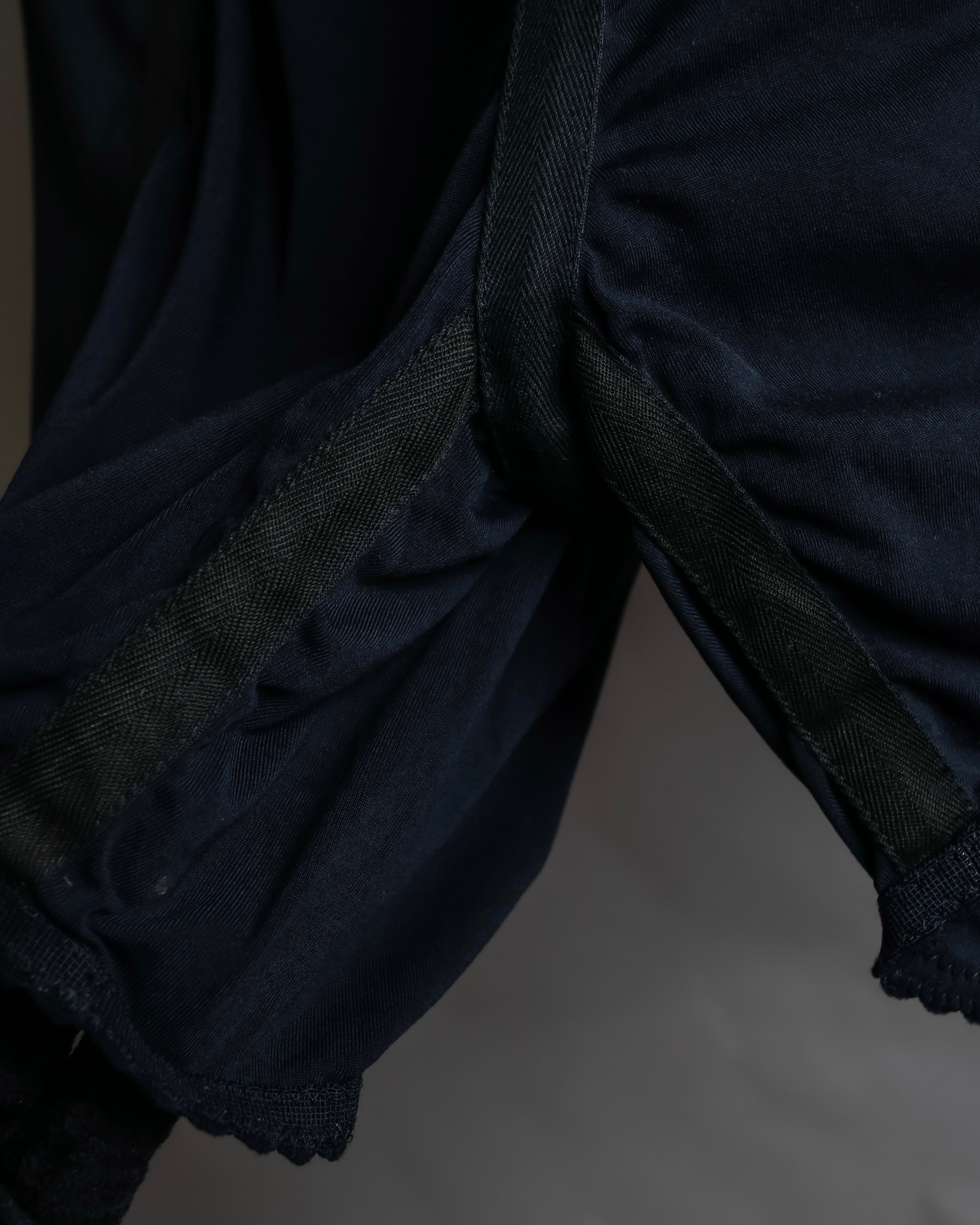 "JEAN PAUL GAULTIER MAILLE FEMME" Sheer shirring design design half pants