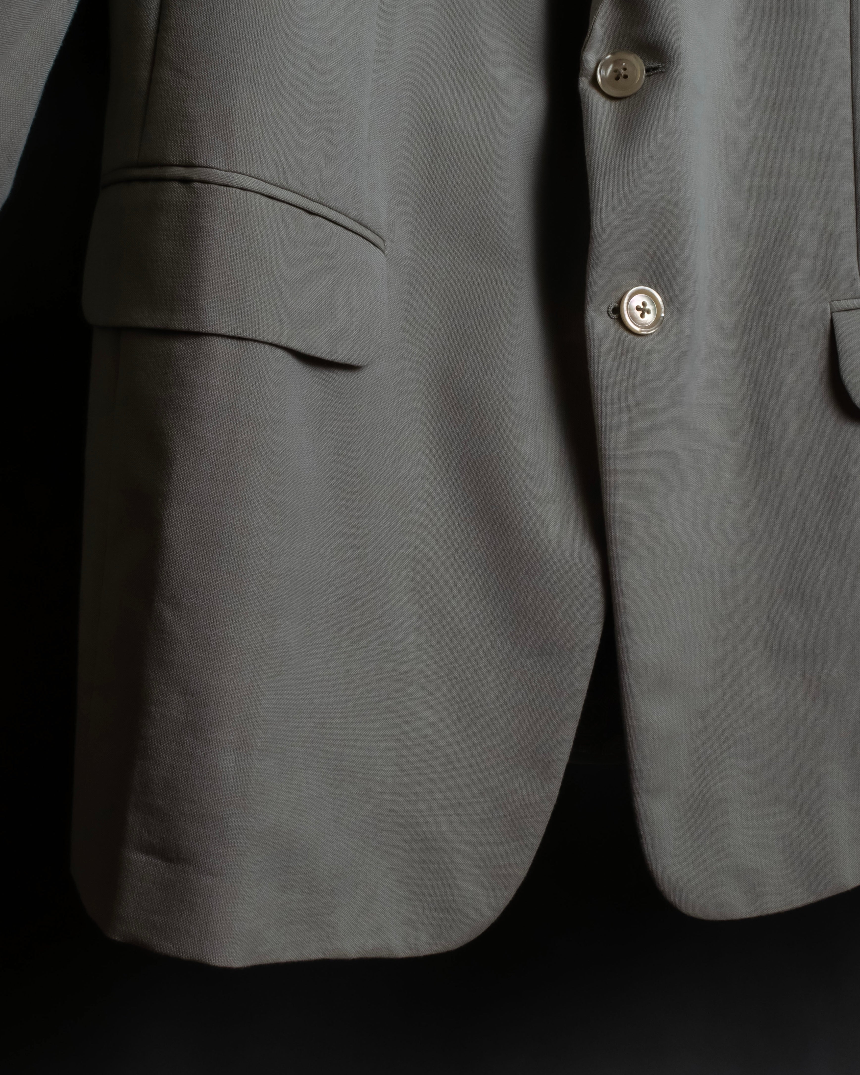 "GUCCI" 21SS Label attached single 2B tailored jacket setup