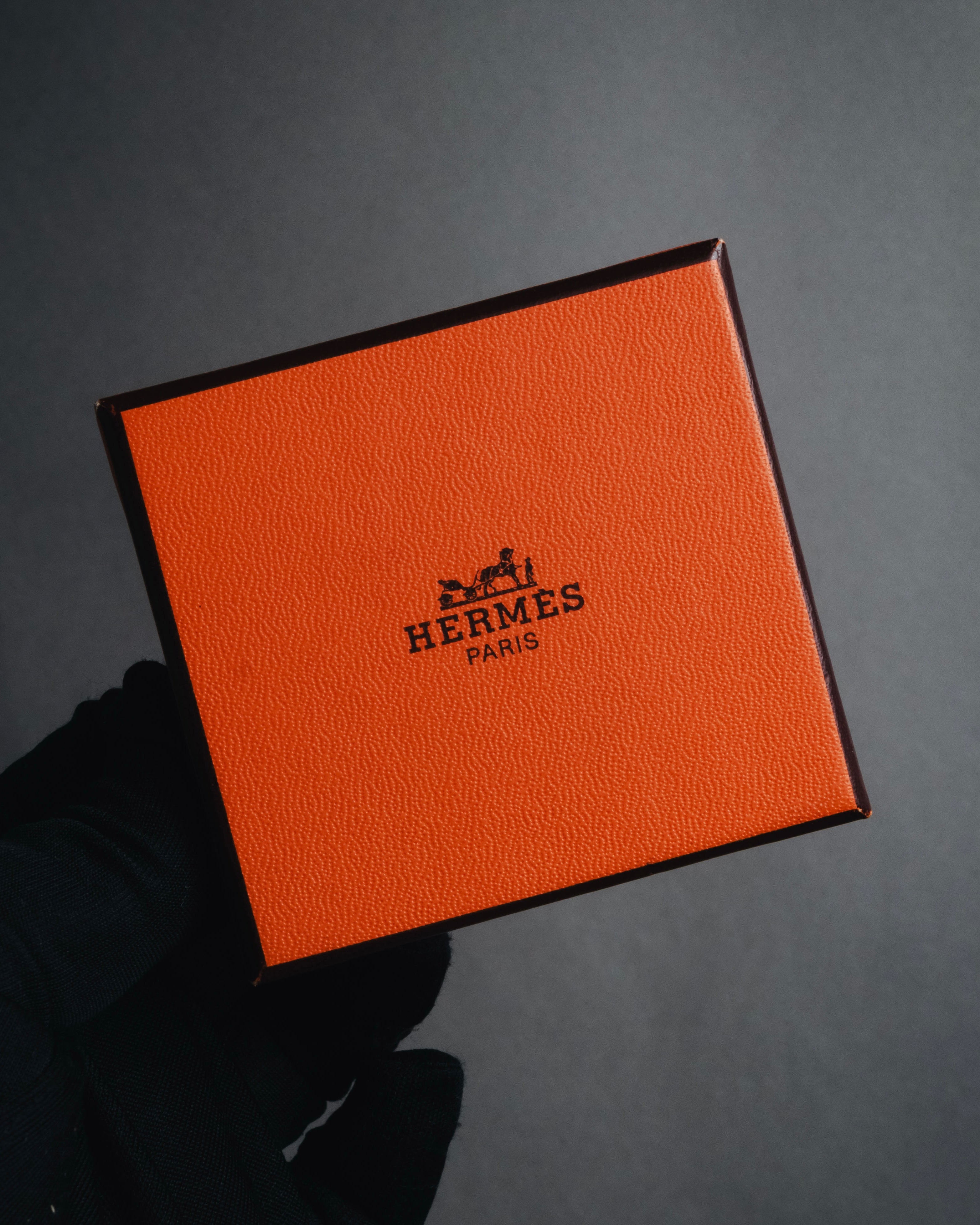 "HERMES" 90’s-00’s classic box calf gloves holder