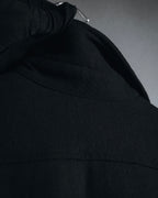 "Salvatore Ferragamo" 90’s signature engraved buttons wool shirt jacket