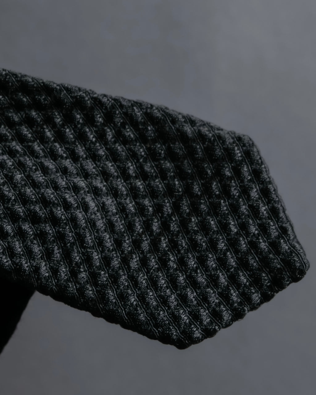 "GIORGIO ARMANI" Waffle knit silk necktie