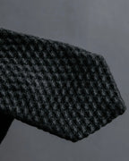 "GIORGIO ARMANI" Waffle knit silk necktie