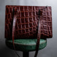 “Jean Paul Gautier” Crocodile-embossed business bag