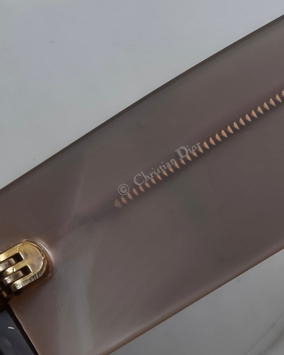 "Christian Dior" Tortoiseshell buckle detail sunglasses