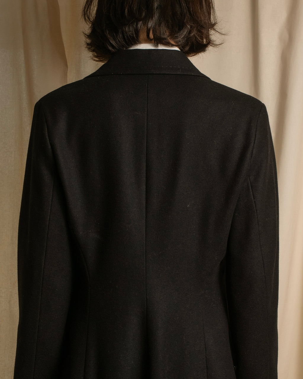 -SPECIAL- "CELINE" 1997-04's Michael Kors period minimal detail long chester coat