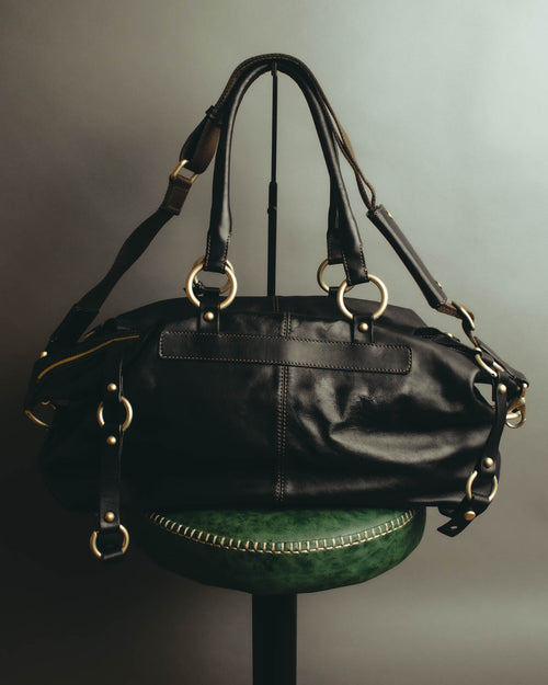 "Valerio Valeriani" 00's-10's Convertible leather Boston bag