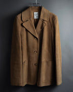 "CELINE" Relaxing design suede leather jacket