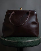 "JIL SANDER" Goji frame structured leather bag