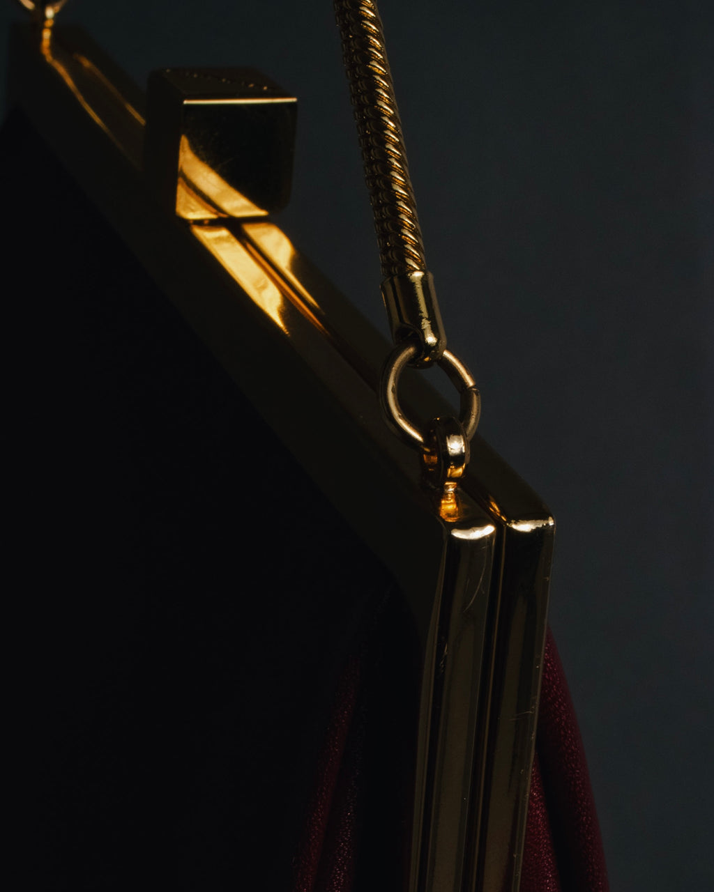 "BURBERRY" 00’s Framed chain formal bag
