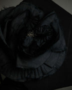 "Christian Dior Boutique Paris" Large flower motif design rope shoulder bag