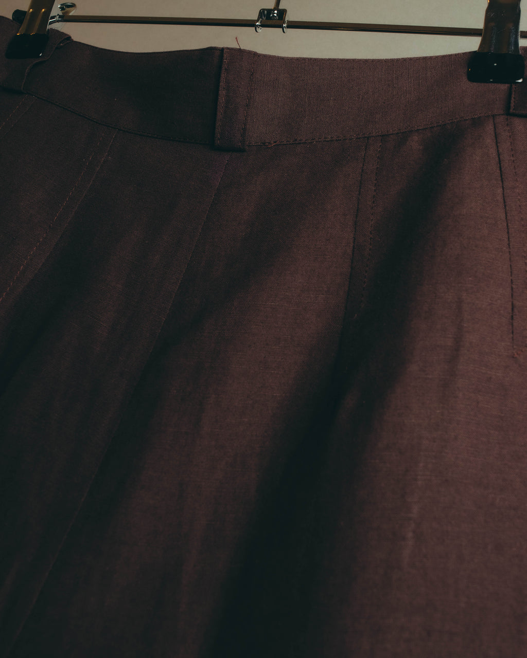 -SPECIAL- “DRIES VAN NOTEN” 90’s–00’s Rayon linen tailored long jacket and shorts set up