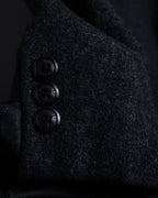 "BURBERRY" Marbled wool unlined tailored jacket