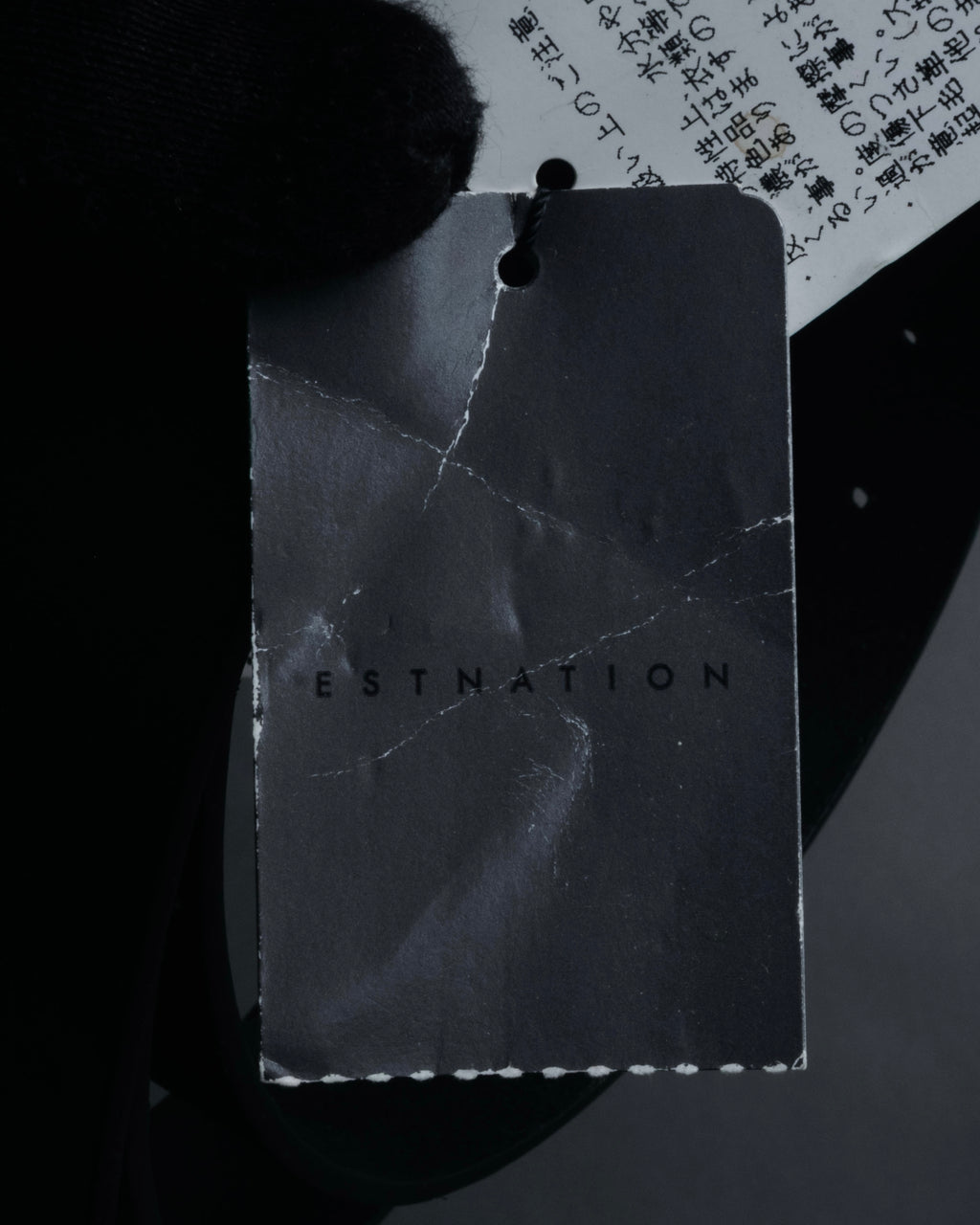 “COMME des GARCONS SHIRT” 00’s Minimal leather roller belt