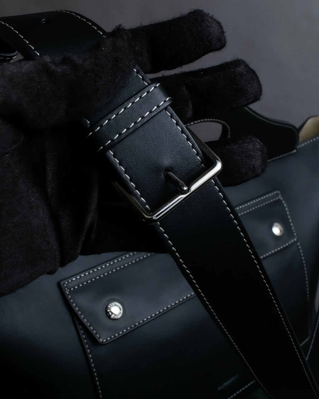 "BURBERRY" Suede switching design 2way shoulder bag