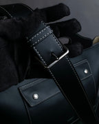 "BURBERRY" Suede switching design 2way shoulder bag