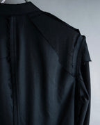 "B Yohji Yamamoto" Inside-out design super long shirt coat