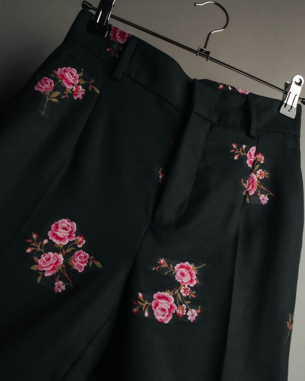 “RED VALENTINO” 2020 Floral jacquard tapered trousers
