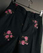 “RED VALENTINO” 2020 Floral jacquard tapered trousers