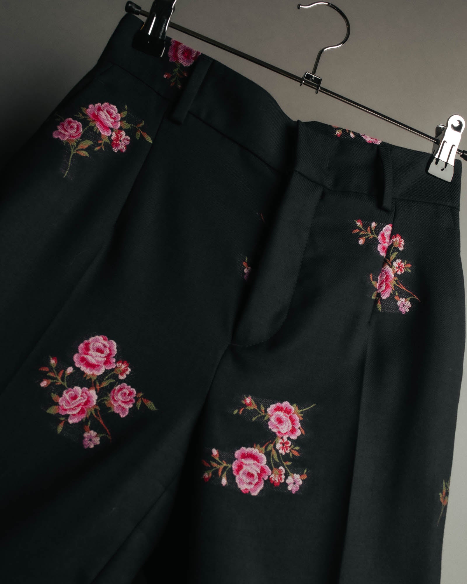 “RED VALENTINO” 2020 Floral jacquard tapered trousers