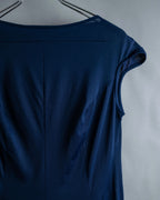 “Yohji Yamamoto” Beautiful color no sleeve dress